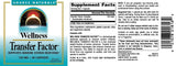 Source Naturals Wellness Transfer Factor bottle with capsules on a wooden surface
