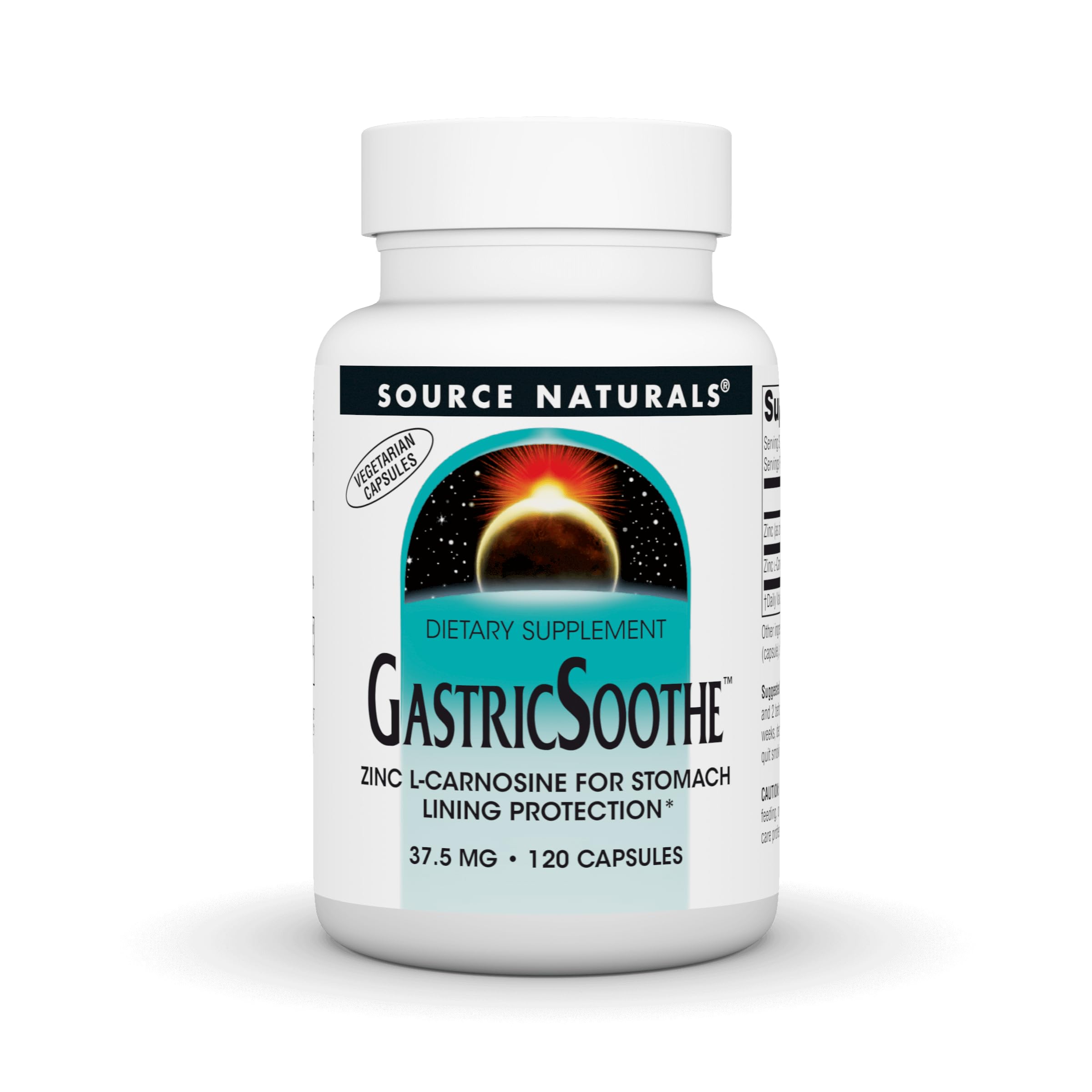 Source Naturals Zinc L-Carnosine 75mg Capsules front view