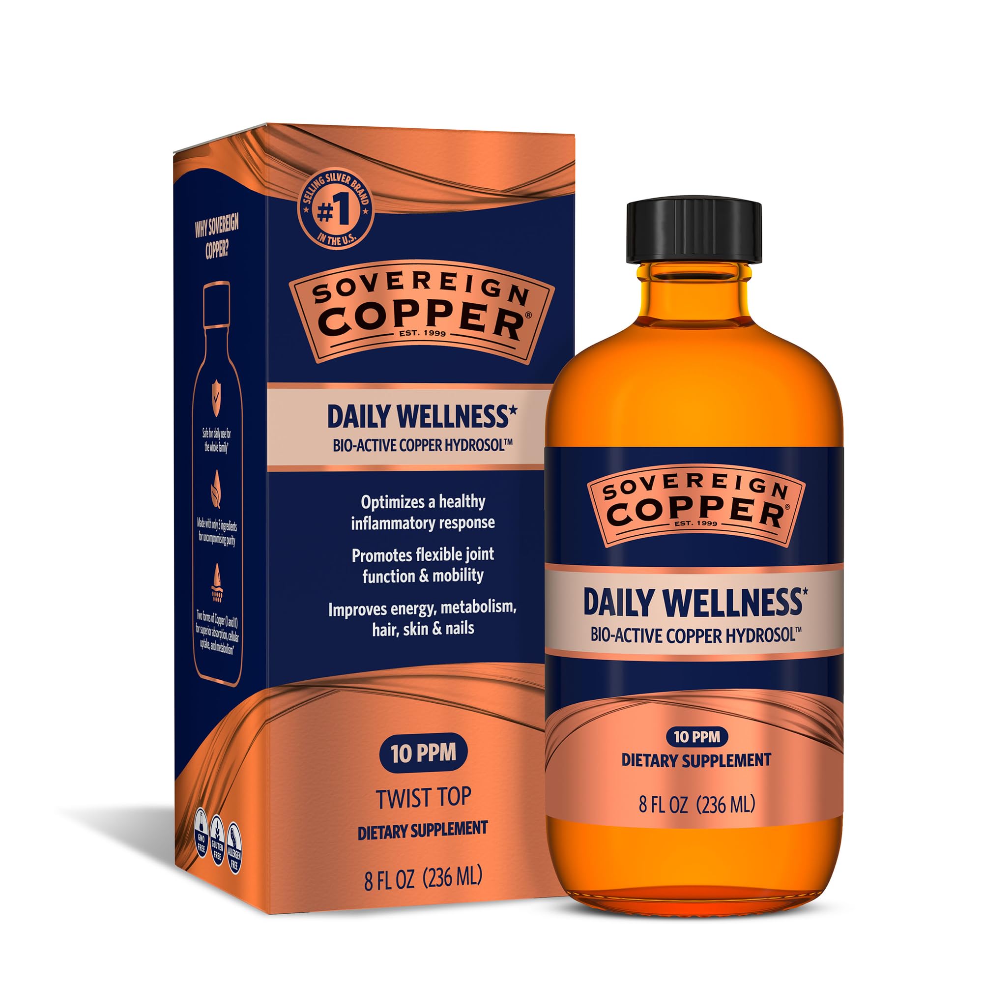 Sovereign Copper Ultra-Pure Copper Supplement 413g front view