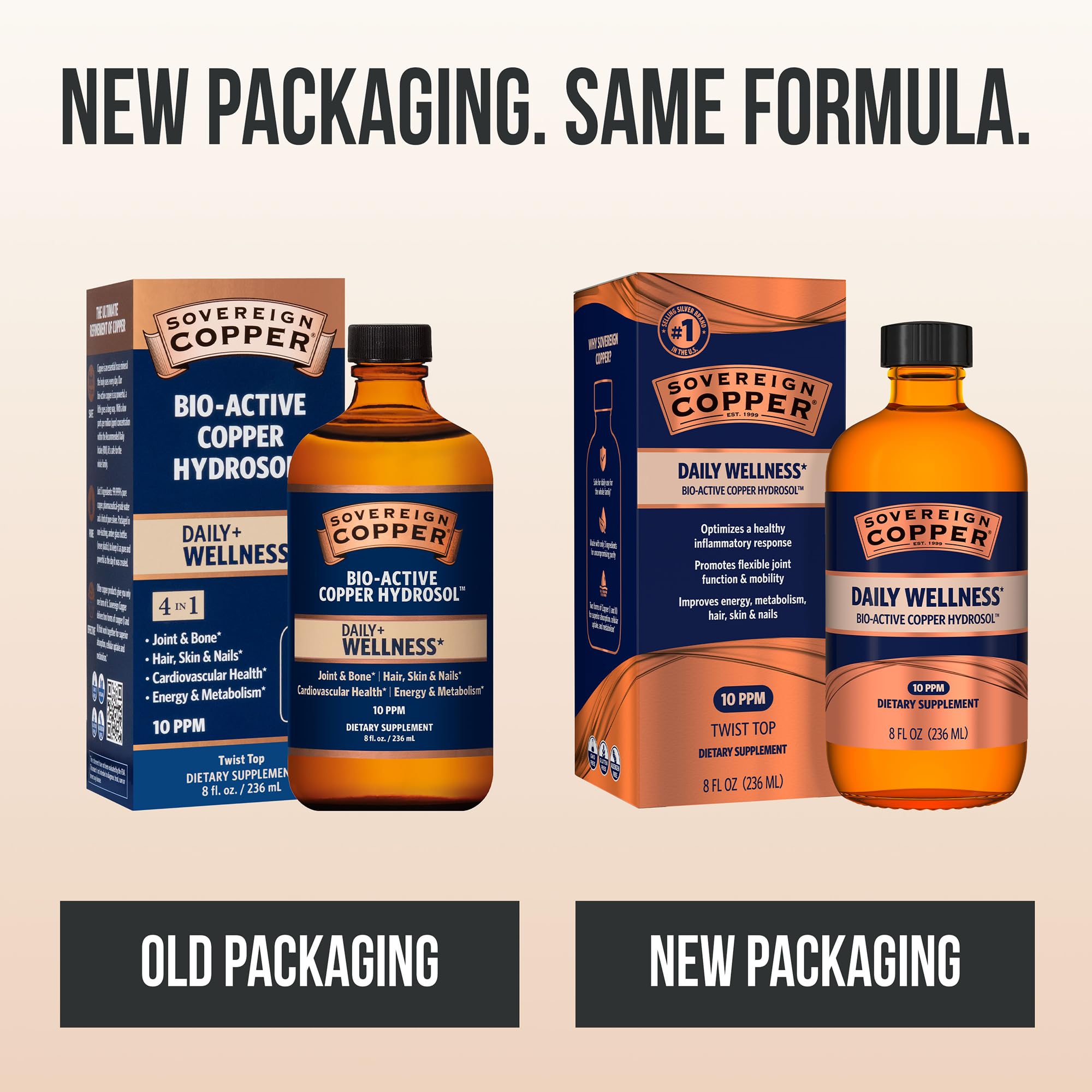 Sovereign Copper Ultra-Pure Copper Supplement 413g side view