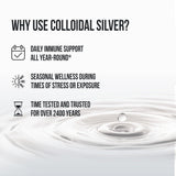 Sovereign Silver Colloidal Silver Supplement 771g on a wooden surface
