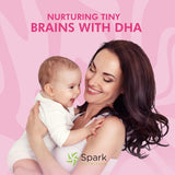 Spark Nutrition Prenatal Multivitamin 60 Capsules on a wooden table