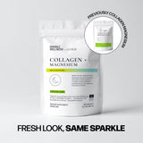 Sparkle Wellness Collagen Magnesium Rest + Restore 357g packaging back view