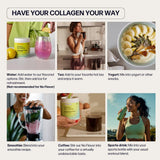 Sparkle Wellness Collagen Powder serving suggestion