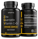 SPARTIS Zinc Picolinate 151g supplement front view