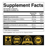 SPARTIS Zinc Picolinate 151g supplement side view