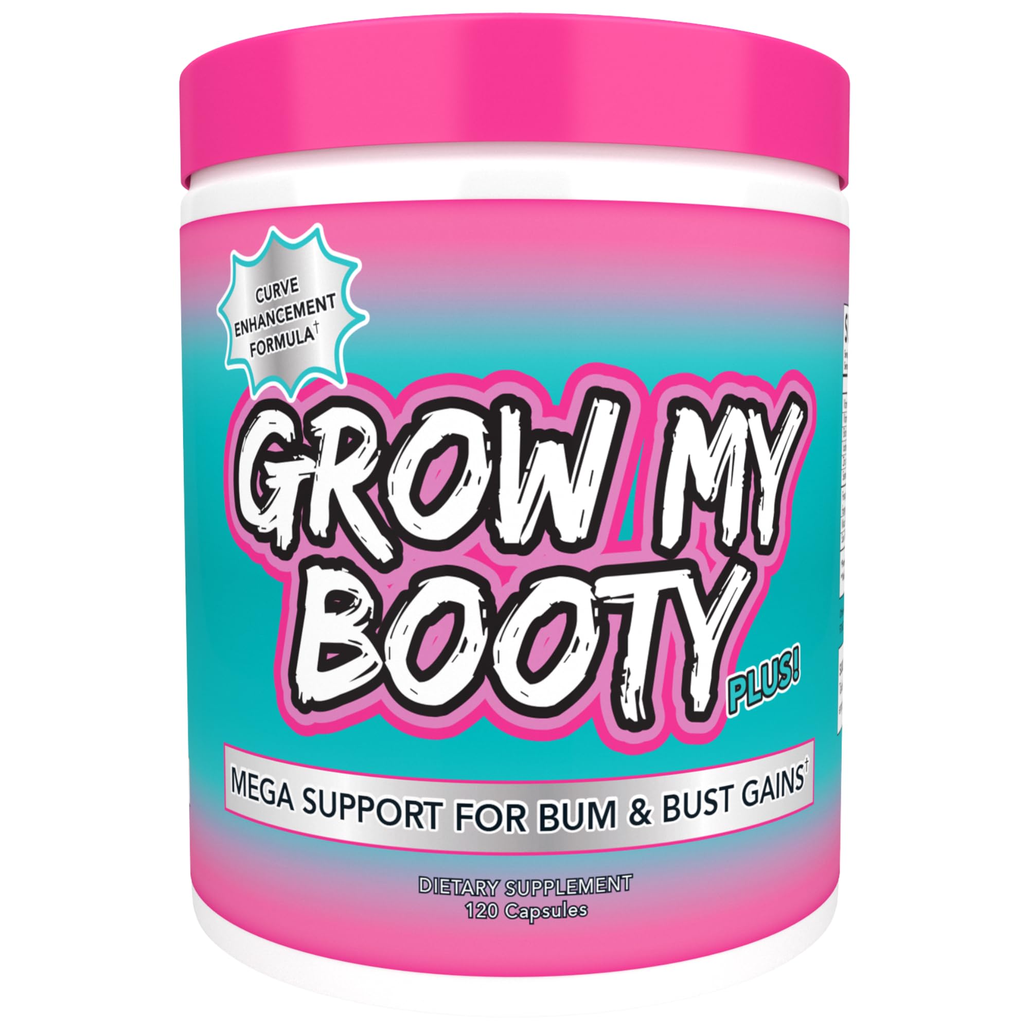 SPAZMATIC Grow My Booty Plus! front view packaging