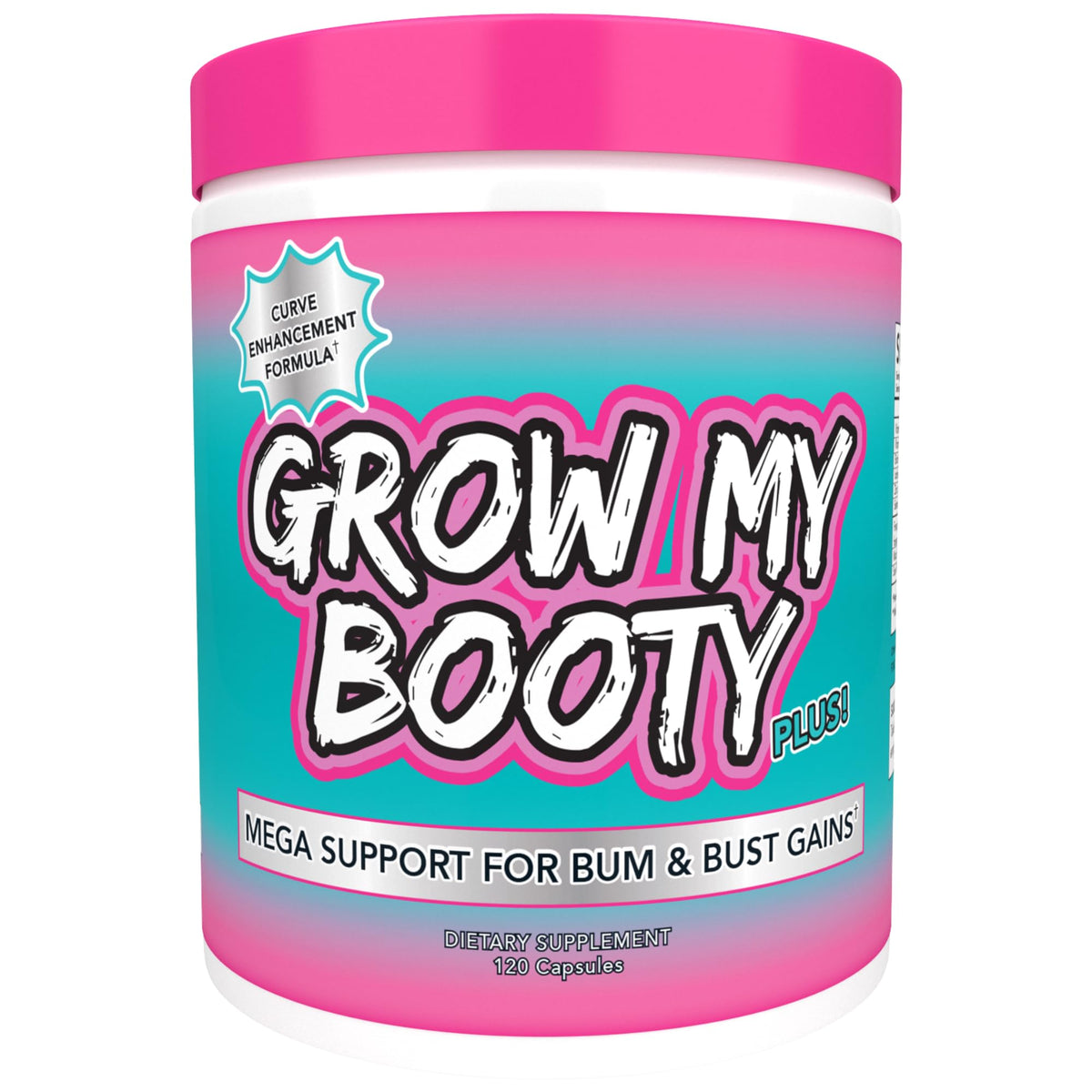 SPAZMATIC Grow My Booty Plus! front view packaging