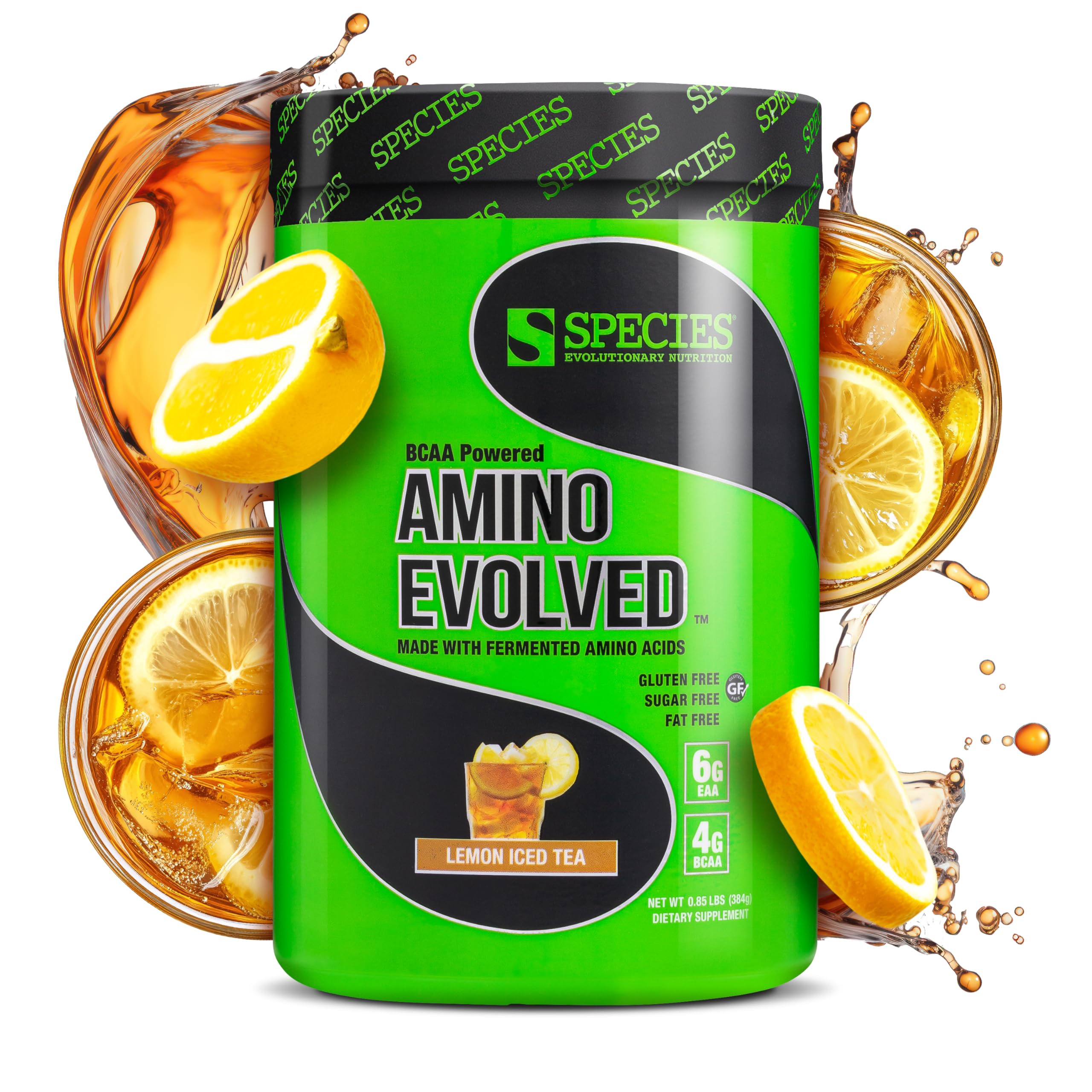 Species Nutrition Amino Evolved BCAA Supplement front view