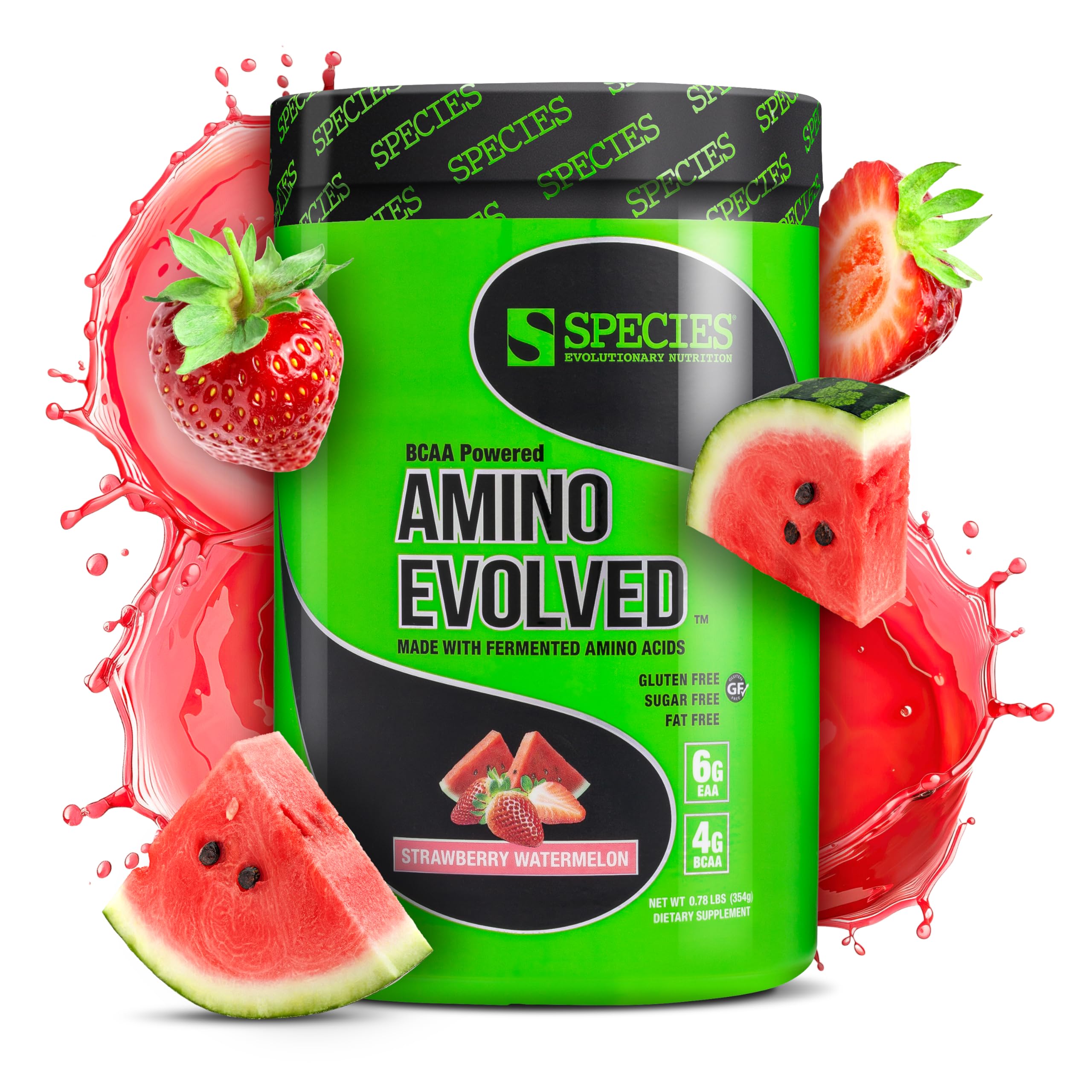 Species Nutrition Amino Evolved BCAA Supplement front view