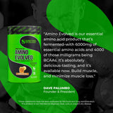 Species Nutrition Amino Evolved BCAA Supplement serving suggestion