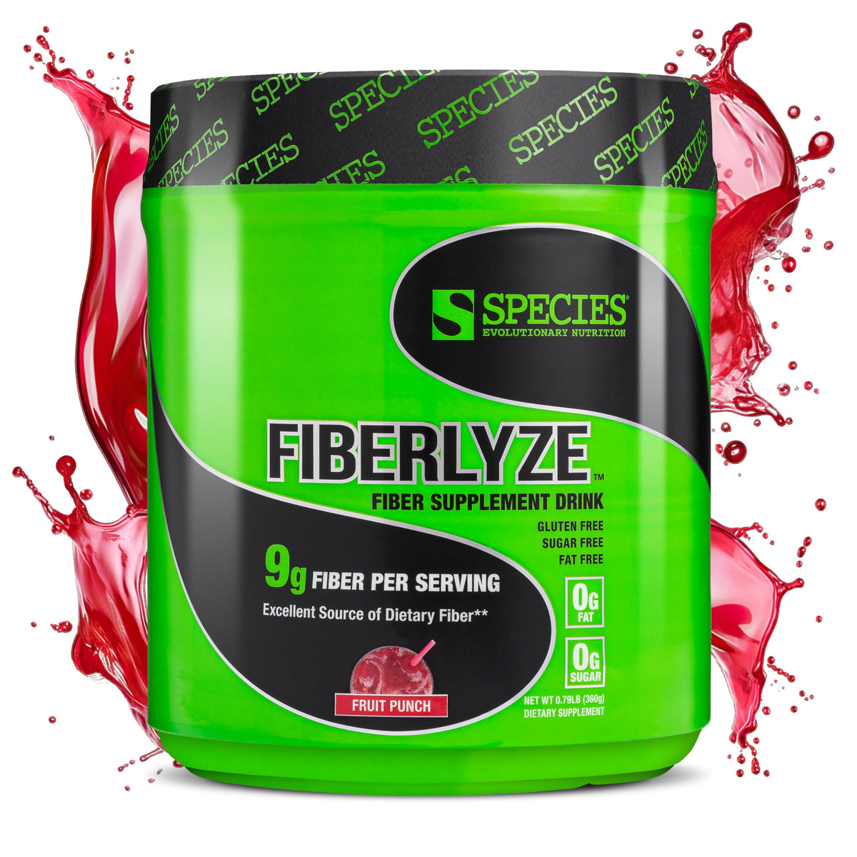 Species Nutrition Fiberlyze 454g front view with mango flavour