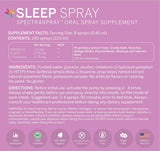 Spectraspray Sleep Supplement Oral Spray side view with pump