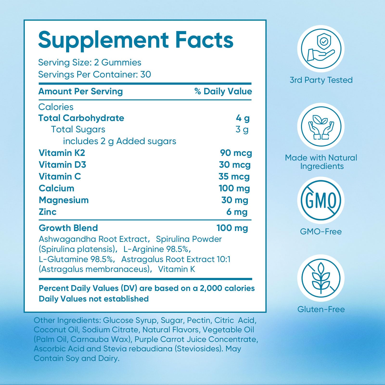 SPEORARY Daily Wellness Gummy Vitamins side view of bottle
