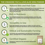 SPICY ORGANIC Aloe Vera Powder packaging