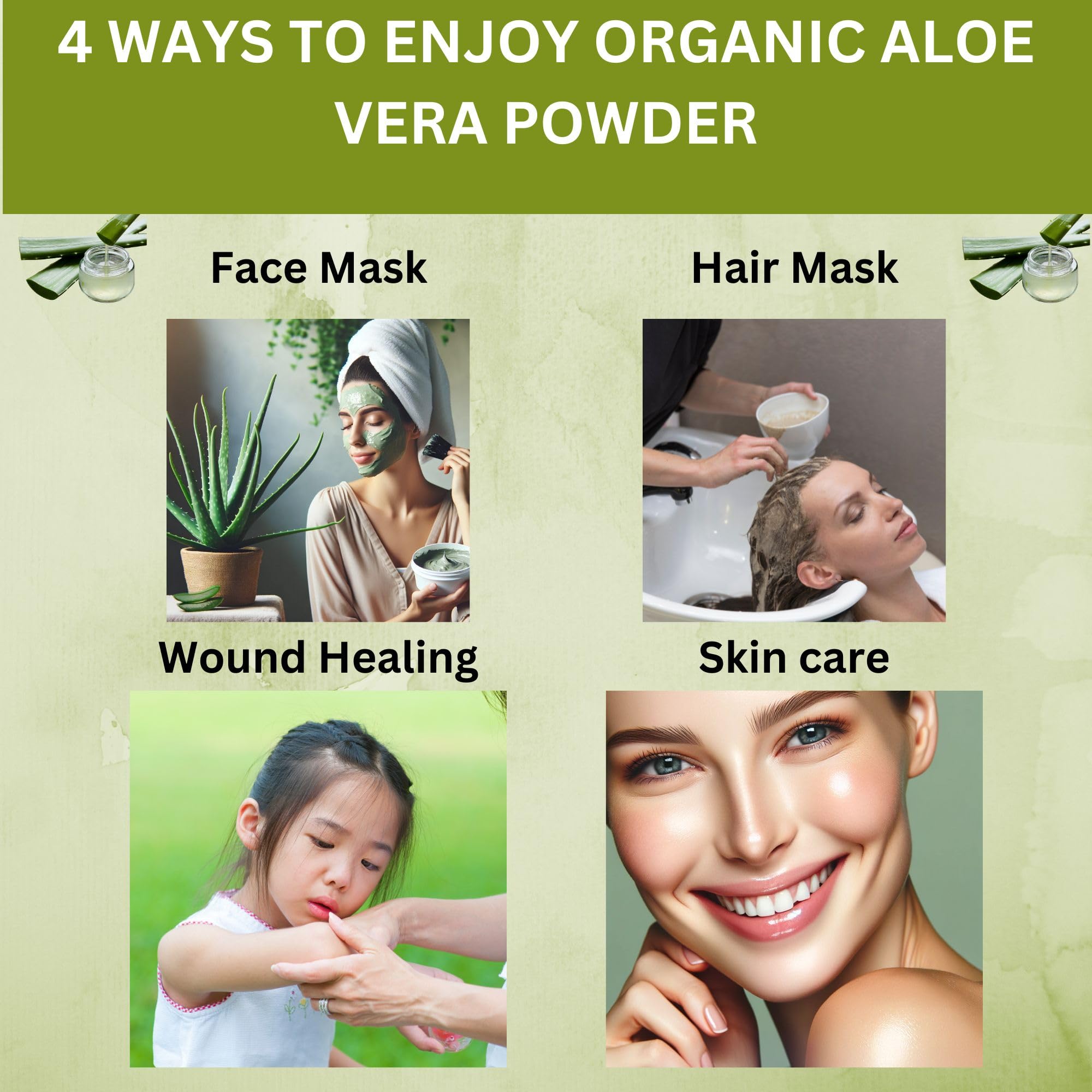 SPICY ORGANIC Aloe Vera Powder powder texture