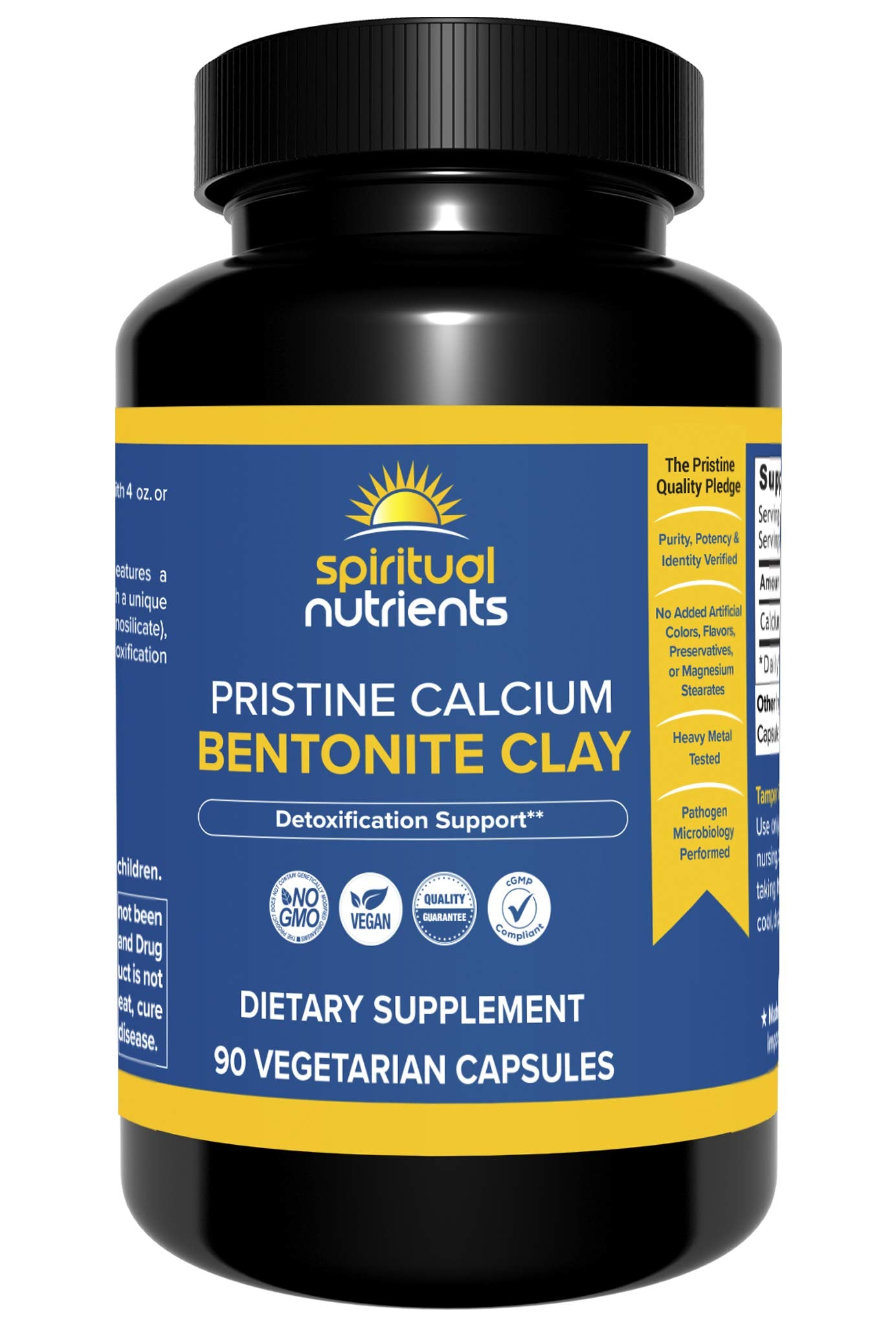 Spiritual Nutrients Calcium Bentonite Clay 68g front view