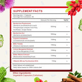 Spliferkou Bernerine Phytosome Capsules side view showing ingredients