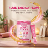 SPNUTRITION Bloomin She-Lajit Honey Sticks showing stick contents
