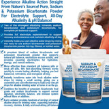 Spoon measuring out Kidney Restore Potassium Bicarbonate Powder