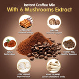 Spoon of Balincer Mushroom Coffee Blend powder