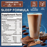 Spoonful of Buporai Mushroom Hot Cocoa Powder on a table