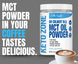 Spoonful of Divine Health MCT Oil Powder on a kitchen counter