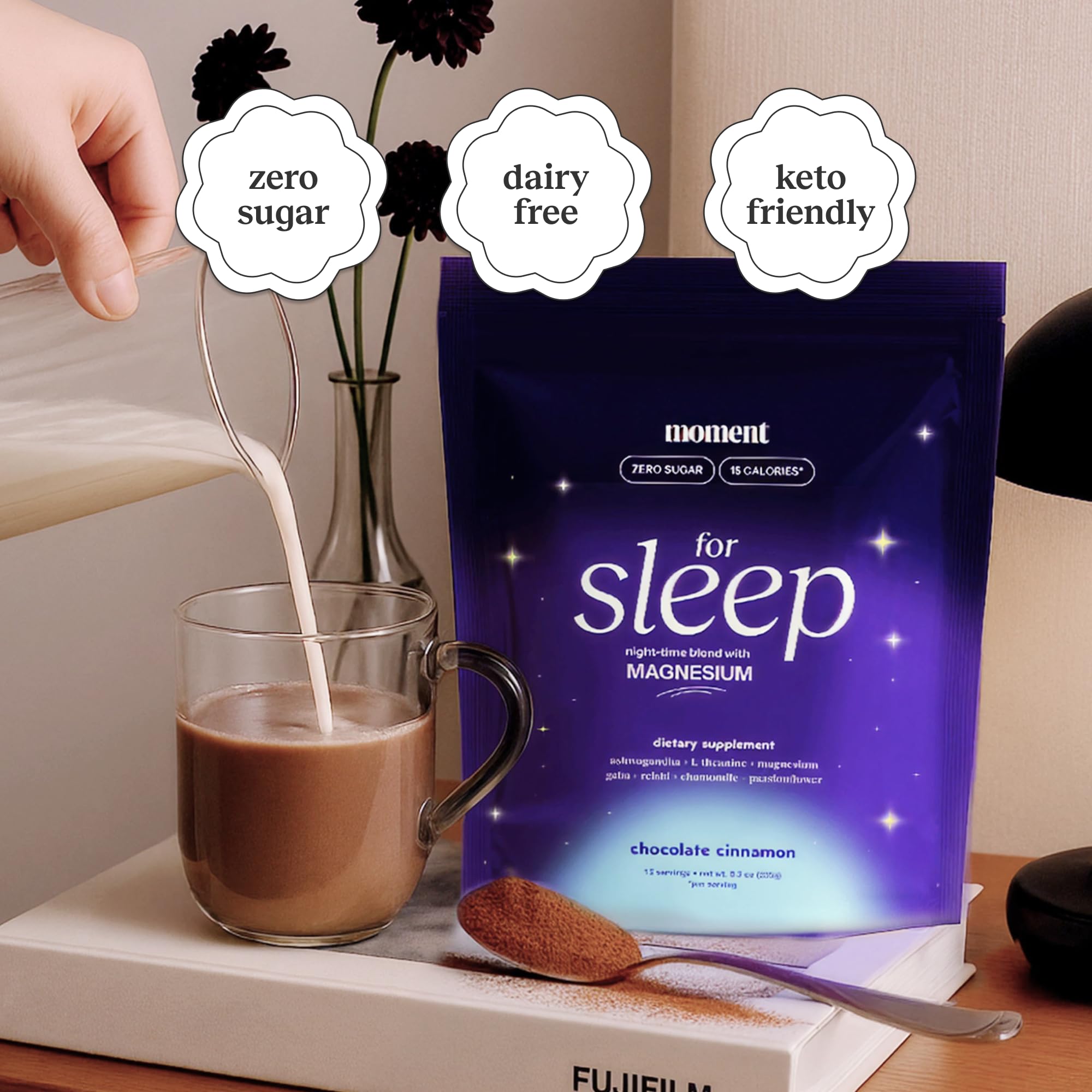 Spoonful of Drink Your Meditation Sleep Cocoa powder