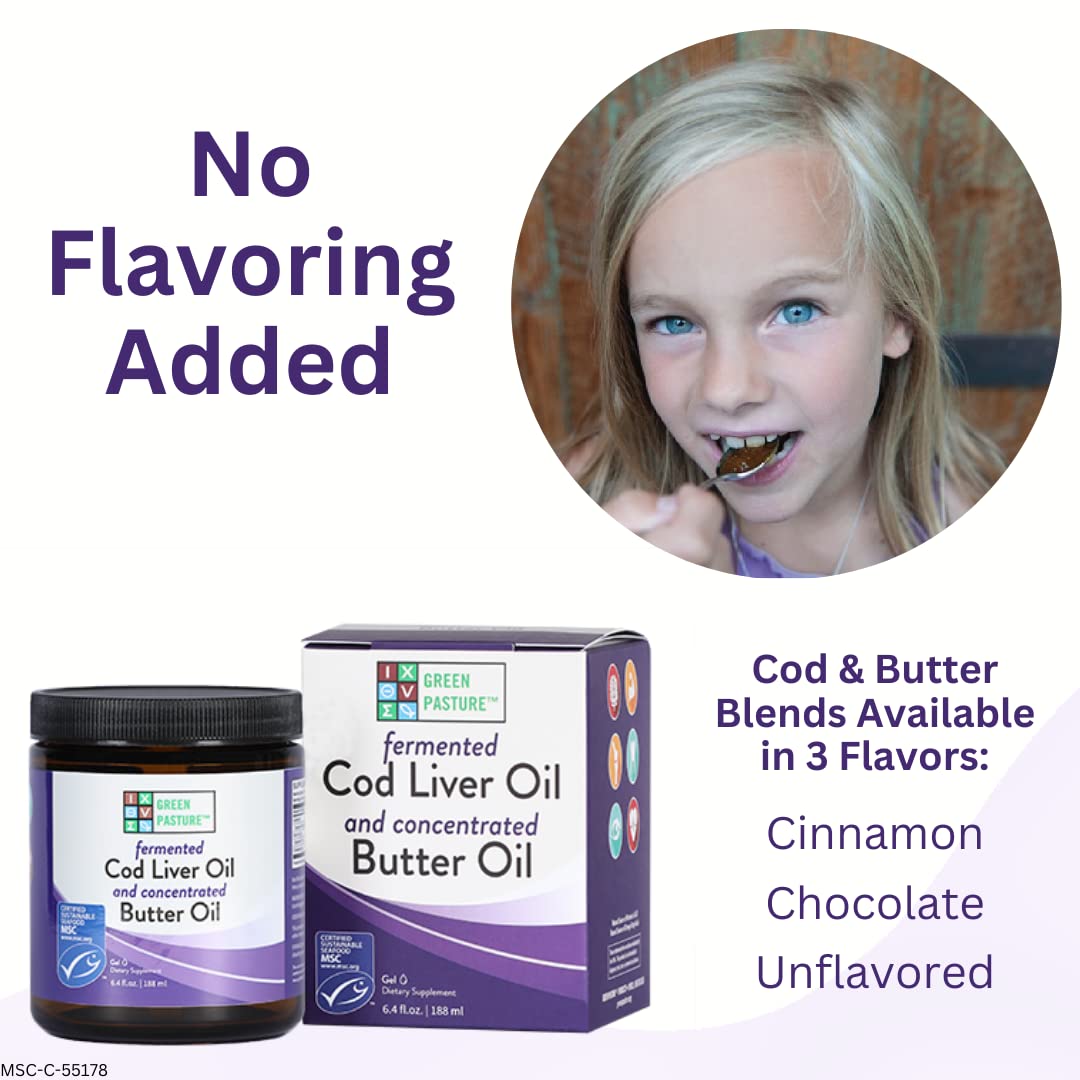 Spoonful of Green Pasture Cod Liver Oil Butter Blend
