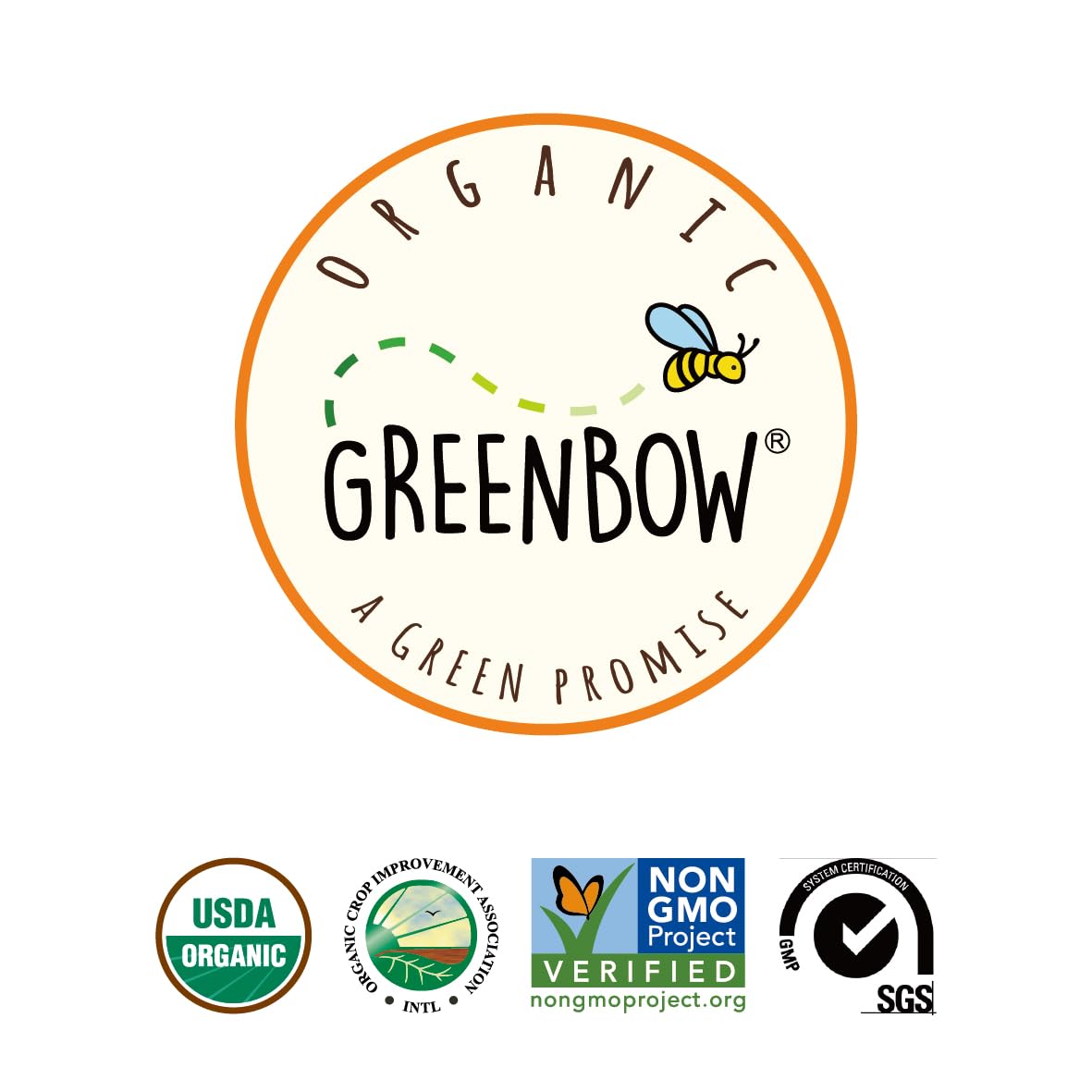 Spoonful of Greenbow Organic Bee Pollen on a wooden table