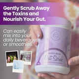 Spoonful of Happy Bum Co Gut Scrub diatomaceous earth