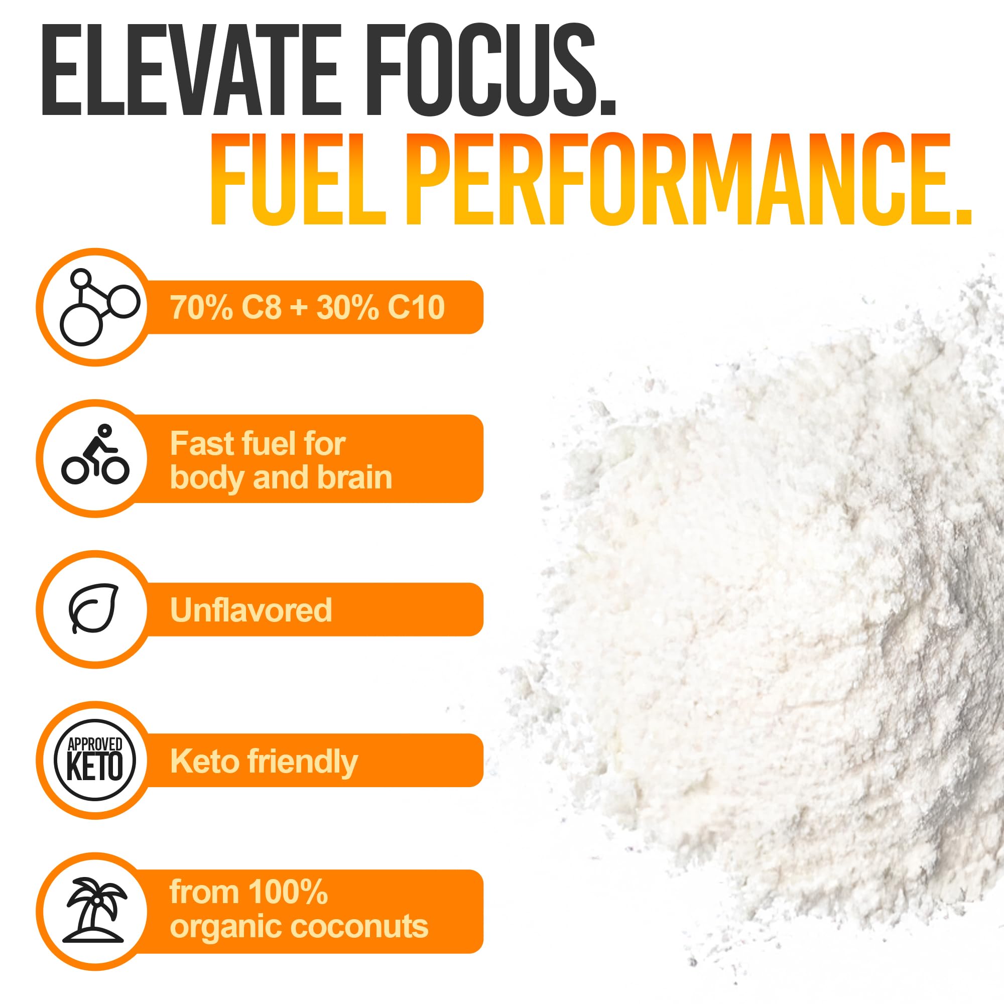 Spoonful of Intentionally Bare MCT Oil Powder