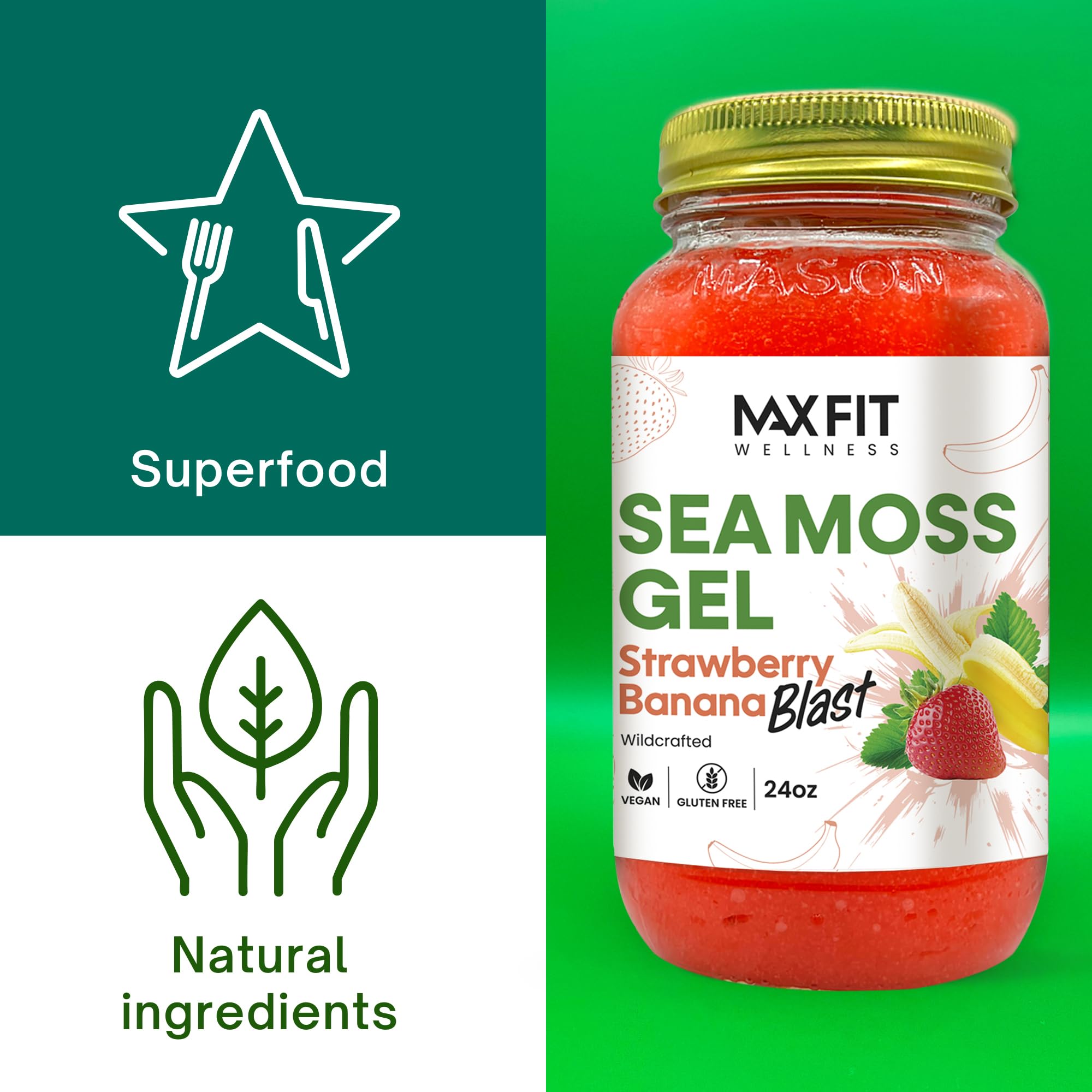 Spoonful of MAX FIT Sea Moss Gel