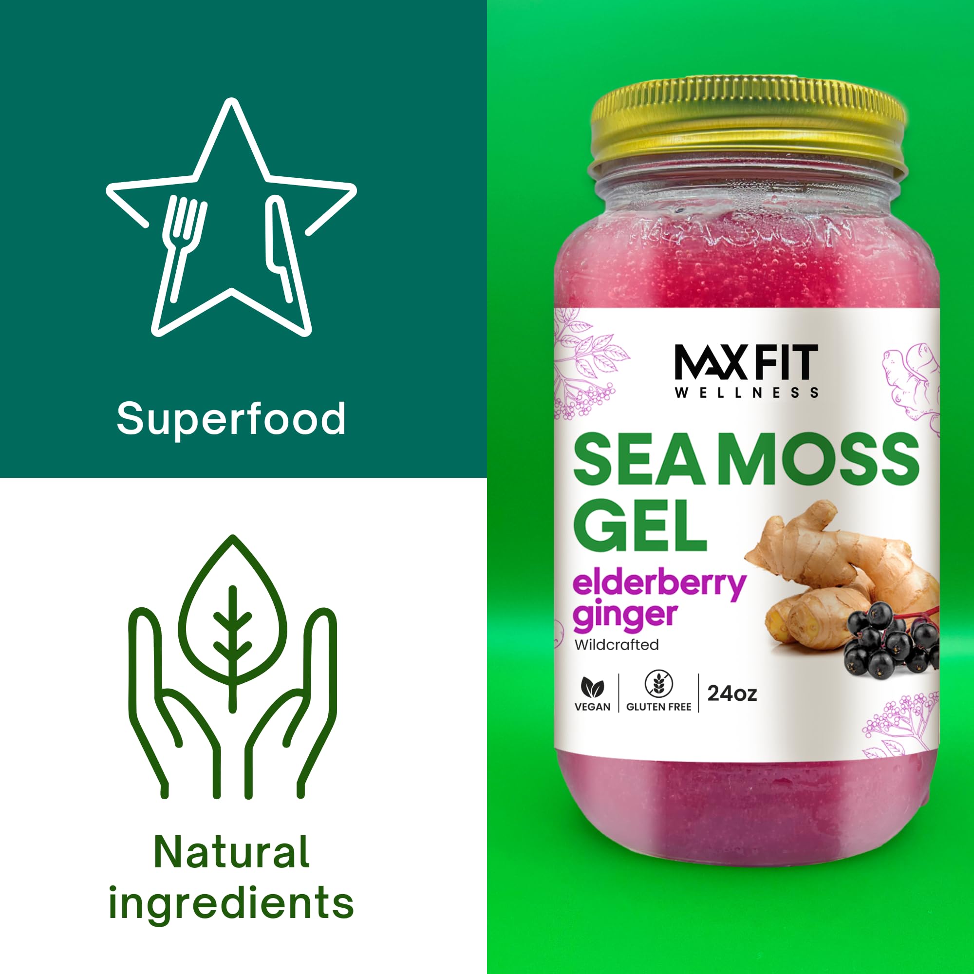 Spoonful of MAX FIT Sea Moss Gel