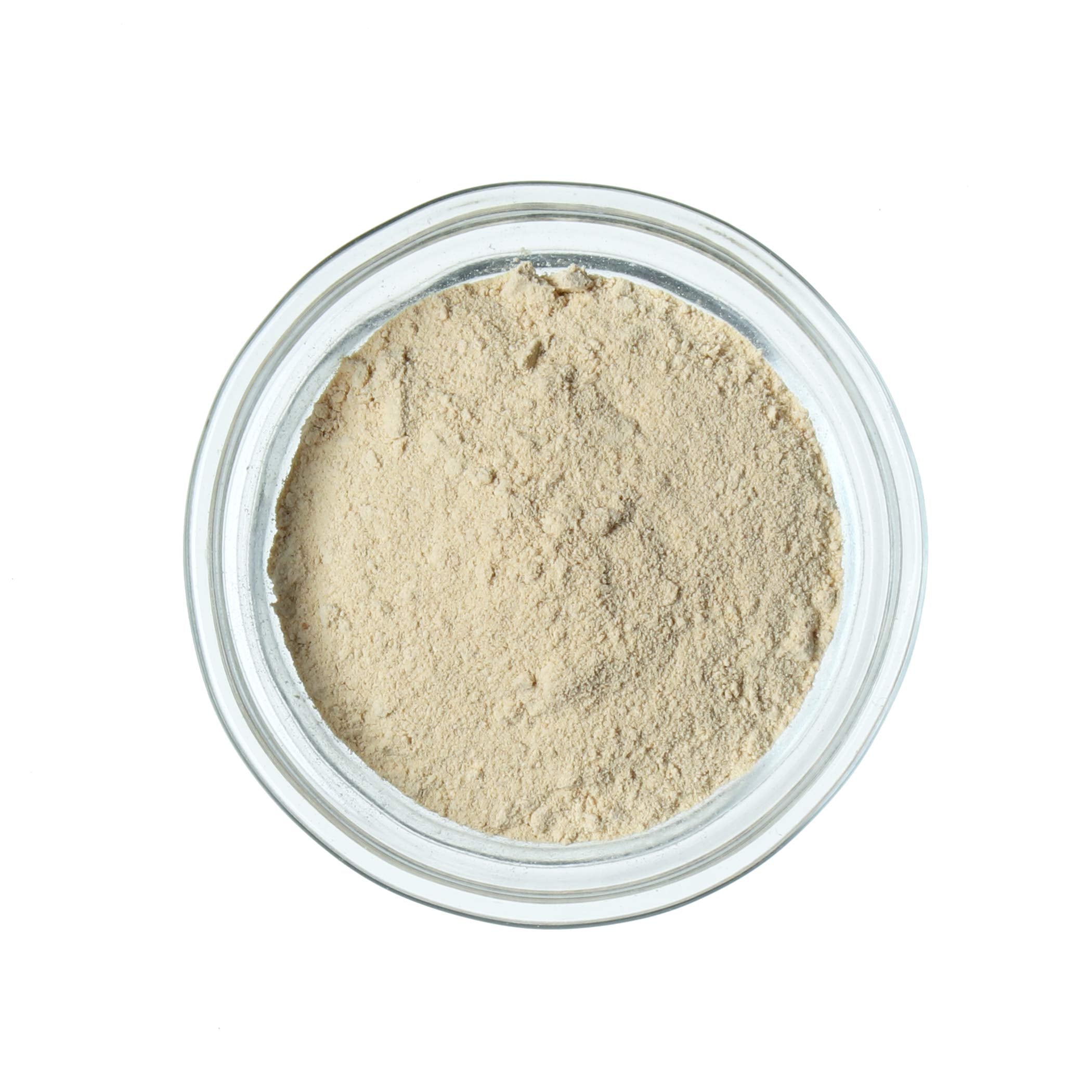Spoonful of Modernist Pantry Sunflower Lecithin on a wooden table