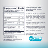 Spoonful of NeoCell Marine Collagen Powder in a glass of water
