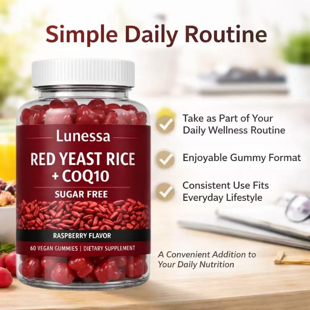 Spoonful of SUBMETIC Red Yeast Rice Gummies
