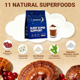 Spoonful of Xemenry Nightly daily wellness Magnesium Hot Cocoa powder