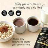 Spoonful of ZYGCDZ Flavonoid Powder in a glass