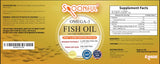 Spoonful Omega 3 Mini Fish Oil capsules on a wooden table