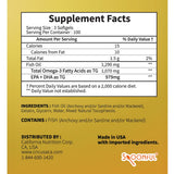 Spoonful Omega 3 Mini Fish Oil softgel capsules in a hand