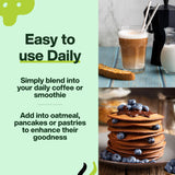 Sport Food Spirulina Superfood Powder scoop