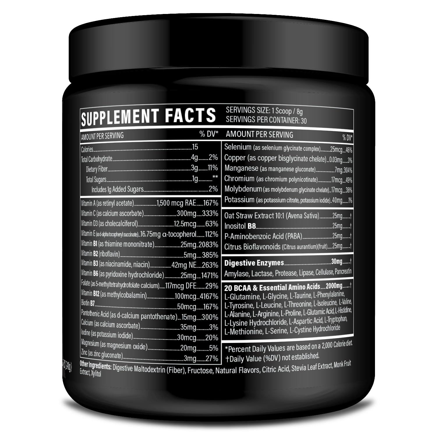 Sport Formula 99 Vitamin Powder mixed in a glass