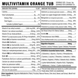 Sport Formula 99 Vitamin Powder nutrition label