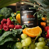 Sport Formula 99 Vitamin Powder on a kitchen counter