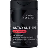 Sports Research Astaxanthin Softgels 12mg front view