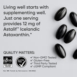Sports Research Astaxanthin Softgels 12mg with organic coconut oil