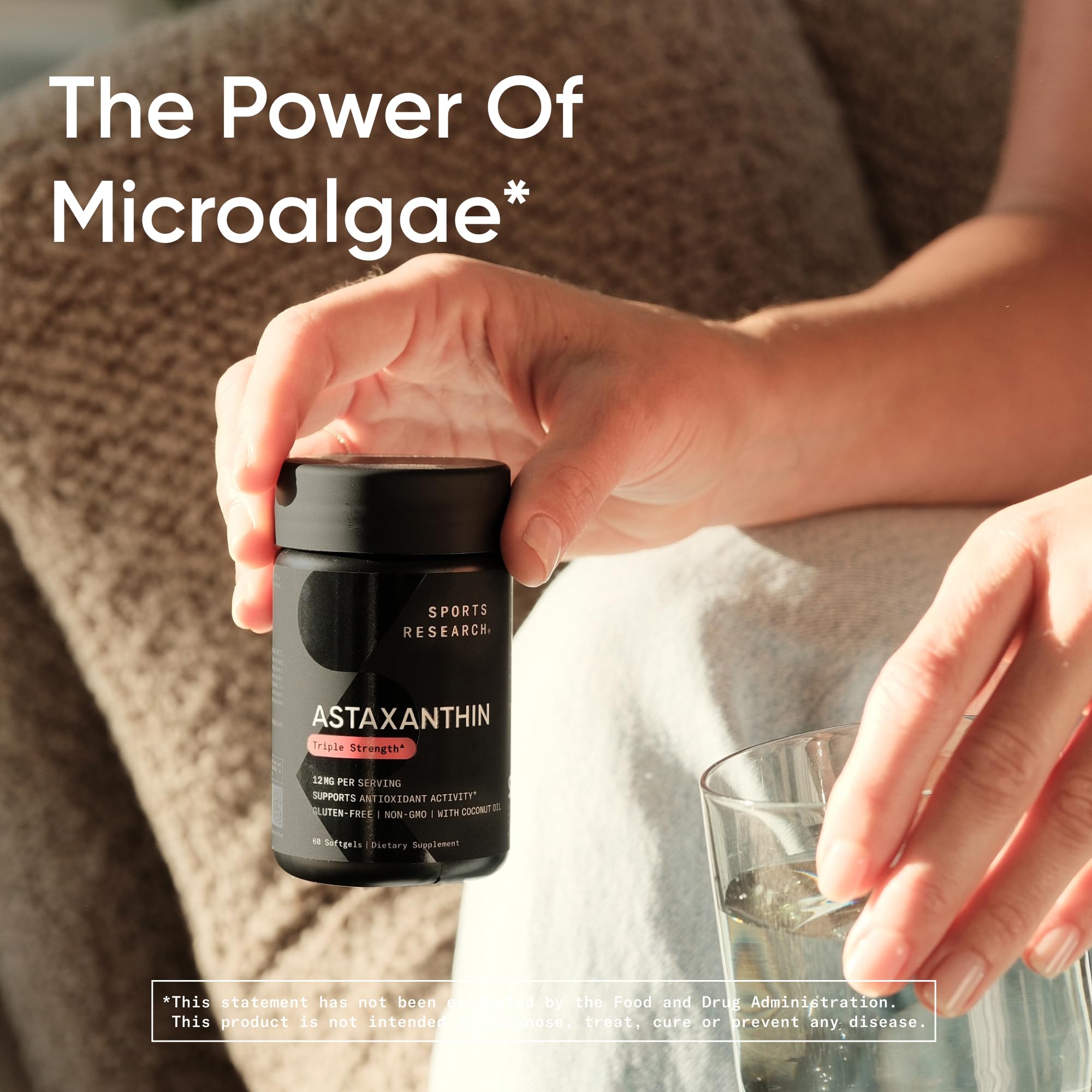 Sports Research Astaxanthin Softgels 6mg packaging details