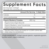 Sports Research Blueberry Fruit Complex softgel capsules with blueberries