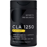 Sports Research CLA Softgels 1250mg front view